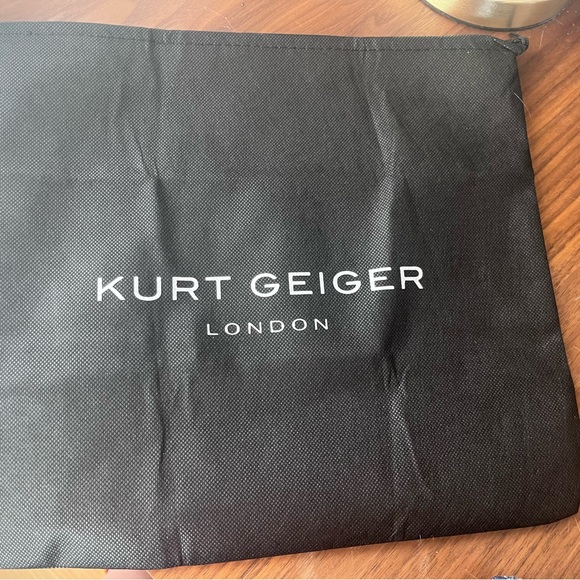 NWT Brixton Kurt Geiger Denim Crossbody with silver chain strap & dust bag ππ©΅π - Picture 9 of 10